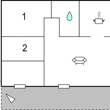 2 Bedroom Awesome In Apartman *